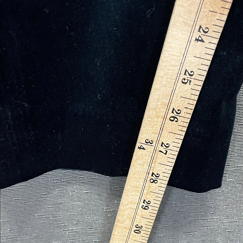 J. Crew collection Elegant velvet Black Straight Leg Pants - Picture 6 of 10